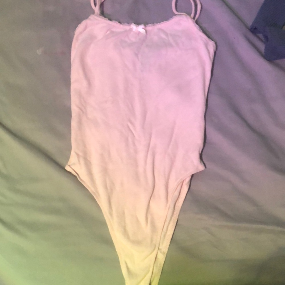 Women Pink Bodysuit